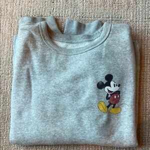 GAP Gray Mickey Mouse Sweatshirt